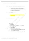 Nur 2180 Physical Assessment Module 7 Quiz Study Guide