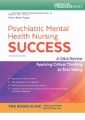Psychiatric Mental Health Nursing Success, 3e