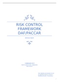 Adviesrapport van Beroepsproduct semester 3.2 - Risk Control Framework