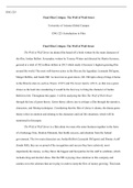 Week  5  final  paper.docx (1)  ENG 225  Final Film Critique: The Wolf of Wall Street  University of Arizona Global Campus ENG 225: Introduction to Film   Final Film Critique: The Wolf of Wall Street  The Wolf of Wall Street isa drama film based off a boo