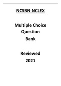 NCSBN-NCLEX Question Bank-Latest Reviewed for 2021-2022.