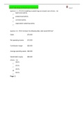 Exam |Elaborated| ACCT 505 Managerial Accounting  Week 8 Final Exam (Version 3)-With Answers for Grade A+