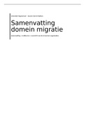 Samenvatting + notities domein migratie