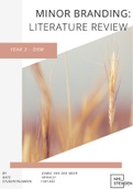 Literature review Branding Theme I
