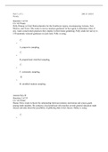PSYC 300 Final Exam 1 – Question and Answers