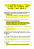 NSG 4060 ATI Comprehensive Practice Test B.pdf ALL ANSWERS 100% CORRECT AID GRADE A+