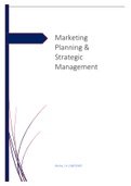 Notes and exam practice of Marketing Planning And Strategic Management Marketing 