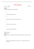 SCIN 130 Quiz 5 - Questions, Answers and Feedback