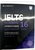IELTS 16 Academic Students Book with Answers with Resource Bank (IELTS Practice Tests) by Cullen, Pauline, French, Amanda, Jakeman, Vanessa