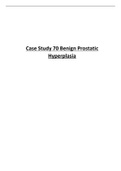 Case Study 70 Benign Prostatic Hyperplasia