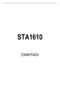 STA1610 EXAM PACK 2024