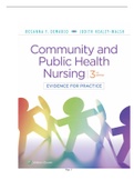 Community and Public Health Nursing 3rd Edition Rosanna F DeMarco Judith Healey-Walsh Test Bank Questions and Answers