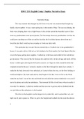 EDUC 233: English Comp 1 Sophia- Narrative Essay