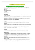 NR 302 (Health Assessment I) Exam I Study Guide