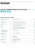 ATI RN COMPREHENSIVE EXIT EXAM: ATI RN COMPREHENSIVE EXIT EXAM FLASHCARDS