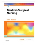 Test Bank Medical-Surgical Nursing, 7th Edition by Adrianne Dill Linton / contains all chapter's questions, answers & rationales (latest spring 2021) A+ guide.