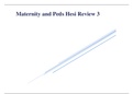 Maternity and Peds Hesi Review 3,100% CORRECT