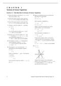 Elementary Linear Algebra, Ch 1 Answers