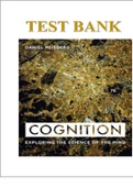 TEST BANK FOR COGNITION EXPLORING THE SCIENCE OF THE MIND, 7TH EDITION, DANIEL REISBERG