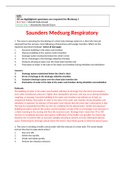 Saunders Medsurg Respiratory