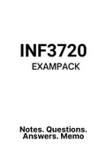 INF3720 - EXAM PACK (Questions and Answers)(+Study Notes)