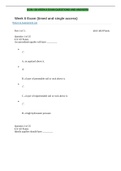 SCIN 138 Week 6 Exam- Questions and Answers AMU