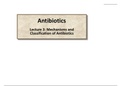 Antibiotics 3 Mechanisms and Classification of Antibiotics