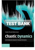 Exam (elaborations) TEST BANK FOR  Chaotic Dynamics_ An Introduction Based on Classical Mechanics By Tamás Tél, Márton Gruiz(Solutions Manual)-Converted 