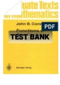 Exam (elaborations) TEST BANK FOR Functions of One Complex Variable I By Andreas Kleefeld (Solution Manual)