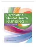 Test Bank For Psychiatric-Mental Health Nursing 8e Videbeck Chapter 1_24