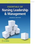 Test Bank For Essentials of Nursing Leadership and Management, 7th Edition Chapter 1_16
