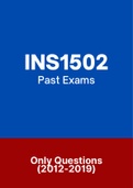 INS1502 - Exam Questions Papers (2012-2019)