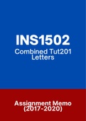 INS1502 - Tutorial Letters 201 (Merged) (2017-202o) (Questions&Answers)