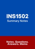 INS1502 (Notes, ExamQuestionsPACK, Tut201 Letters)