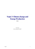 ESS Topic 7 Climate change