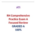 RN Comprehensive Practice Exam A /ATI RN Comprehensive Practice Exam A |VERIFIED AND 100% CORRECT Q & A, COMPLETE DOCUMENT FOR ATI EXAM|