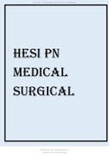 HESI PN Medical Surgical Latest 2021.