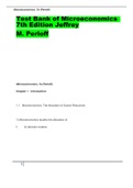 Test Bank of Microeconomics 7th Edition Jeffrey M. Perloff
