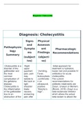 NR 499 Week 6 Discussion; Diagnosis - Cholecystitis