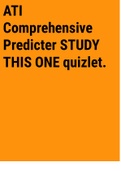 ATI Comprehensive Predicter STUDY THIS ONE quizlet 
