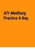ATI-MedSurg Practice A Key  