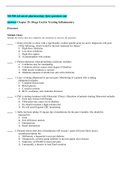 NR 508 Advanced pharmacology Quiz questions and answers 