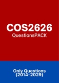 COS2626 - Exam Questions Papers (2014-2019)