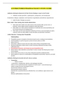 ATI PROCTORED PHARMACOLOGY STUDY GUIDE / PROCTORED  ATI PHARMACOLOGY STUDY GUIDE(LATEST)-CHAMBERLAIN COLLEGE OF NURSING