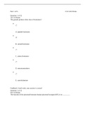 SCIN 132/SCIN 132 Week 6 Quiz Question and Answers/ American Public University