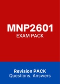 MNP2601 - EXAM PACK (2022)
