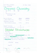 Intro to Organic Chemistry (Lecture Notes)
