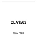 CLA1503 EXAM PACK 2023