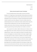 HIST 251 Paper/Essay - Azuela's Underdog and The Mexican Revolution