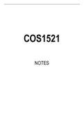 COS1521 Summarised Study Notes